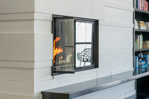 Modern fireplace