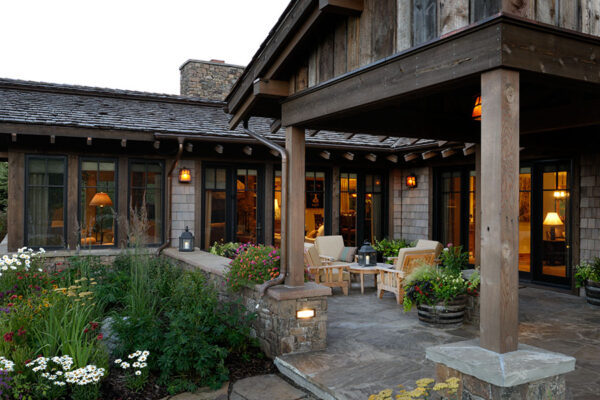 Inviting outdoor deck