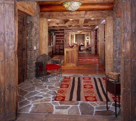 Rustic entryway