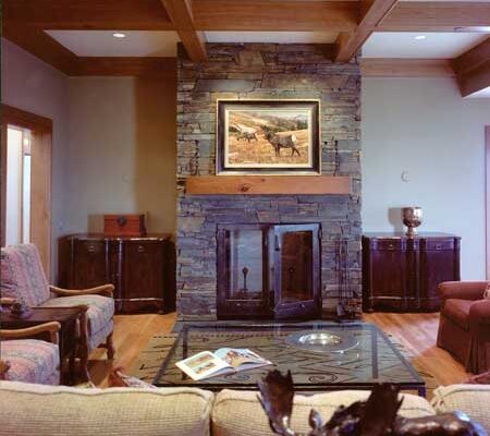 Project 5 - Custom stone fireplace